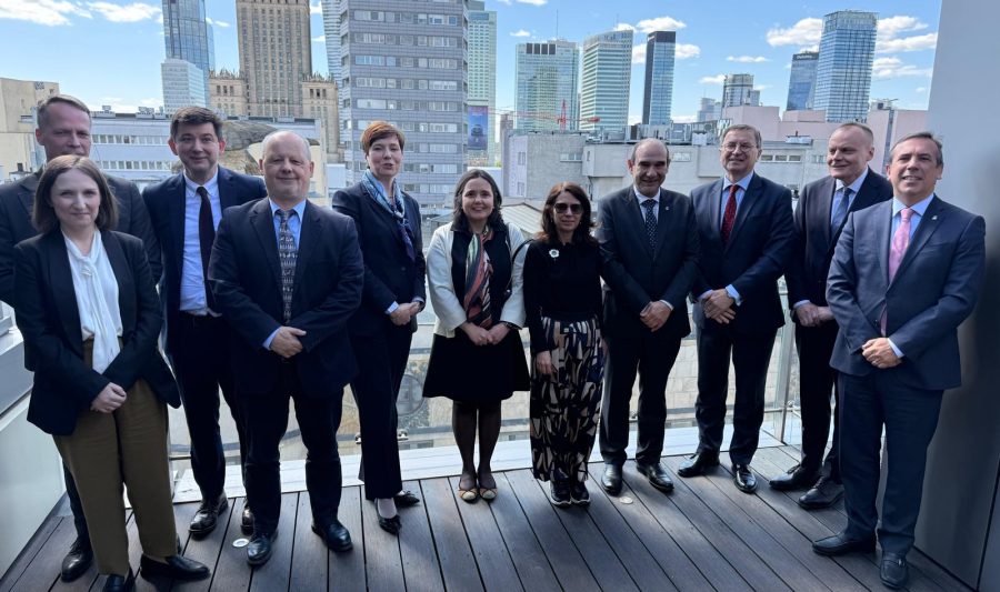 Bilateral Portugal Polônia Fotografia de Grupo