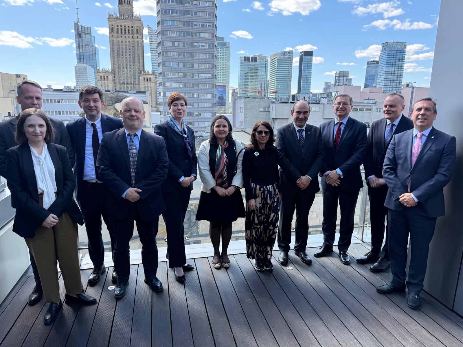 Bilateral Portugal Polônia Fotografia de Grupo